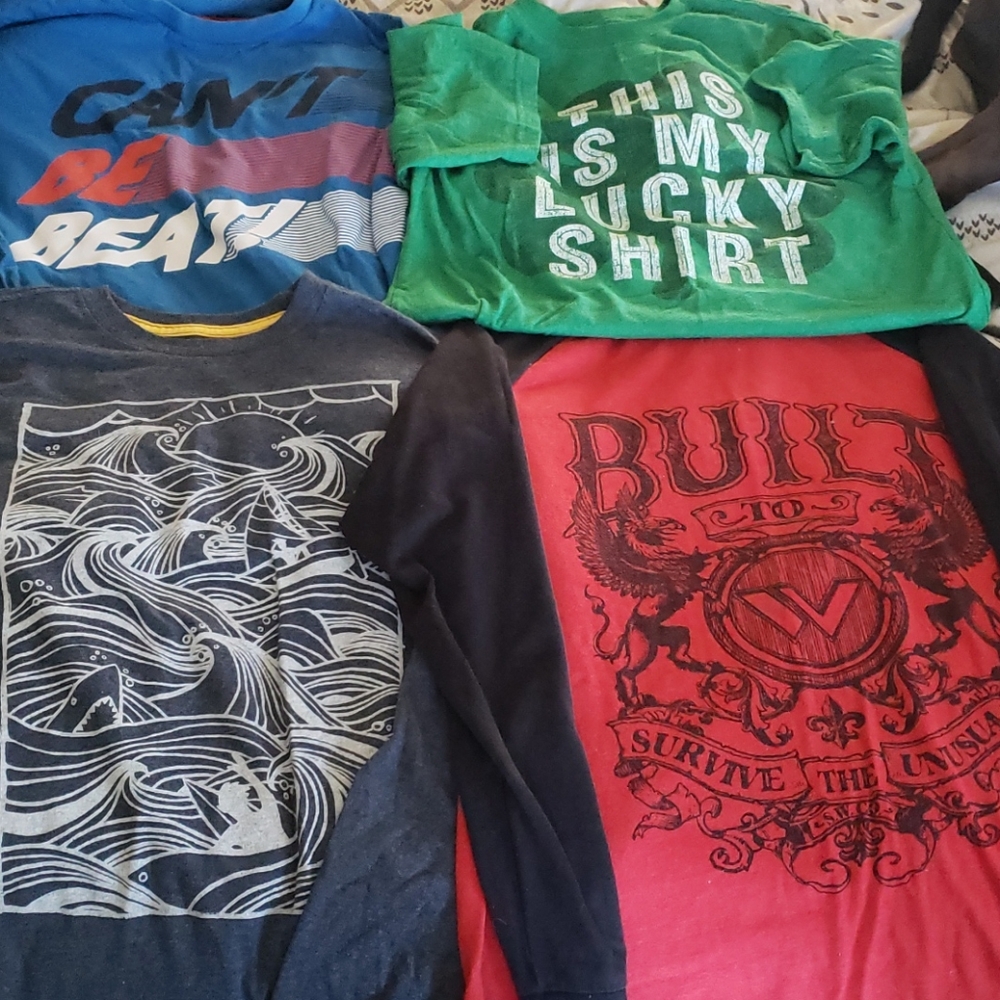 Lot of 4 boys shirts